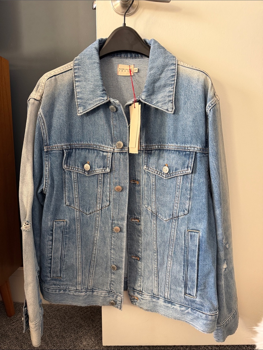 Alice and Olivia Jeans - Light Blue Denim Jacket